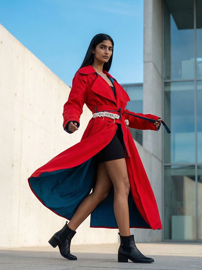 Zede Fashion - OLIVIA - Trench coat réversible